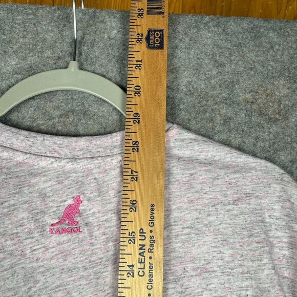 Kangol Mens Performance Long Sleeve T-Shirt Pink Raindrop Splash Small (Fits L) - Picture 9 of 10